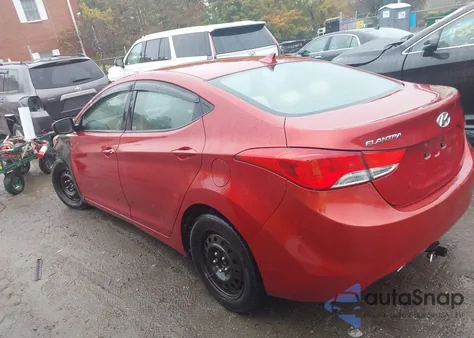 2012 Hyundai Elantra Gls (Ulsan Plant) из США, поврежденный, VIN KMHDH4AE6CU431883